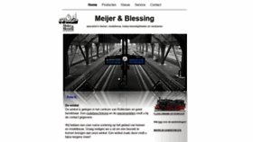 What Meijerenblessing.nl website looked like in 2018 (5 years ago)