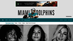 What Miamidolphinscheerleaders.net website looked like in 2018 (5 years ago)