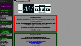 What Matthias-schulze-elektronik.de website looked like in 2018 (5 years ago)