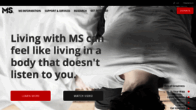 What Mssociety.ca website looked like in 2018 (5 years ago)