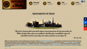 What Monumentsofdelhi.com website looked like in 2018 (5 years ago)