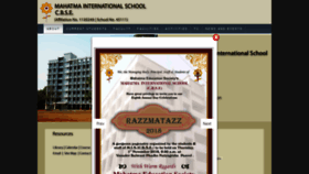 What Mahatmainternational.ac.in website looked like in 2018 (5 years ago)