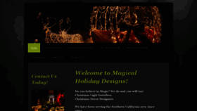What Magicalholidaydesigns.com website looked like in 2018 (5 years ago)