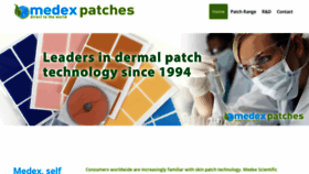 What Medexpatches.com website looked like in 2018 (5 years ago)
