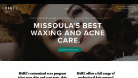What Missoulawaxing.com website looked like in 2018 (5 years ago)