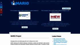 What Mario-project.eu website looked like in 2018 (5 years ago)