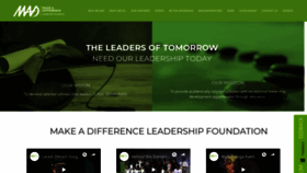 What Madleadership.org website looked like in 2018 (5 years ago)