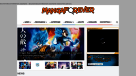 What Mangaforever.net website looked like in 2018 (5 years ago)