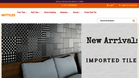 What Mytyles.com website looked like in 2018 (7 years ago)