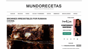 What Mundorecetas.com website looked like in 2018 (5 years ago)