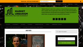 What Marketurbanism.com website looked like in 2018 (5 years ago)