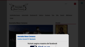 What Mana-cereasca.ro website looked like in 2018 (5 years ago)