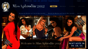 What Missaphrodite2012.com website looked like in 2011 (12 years ago)