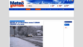 What Meteogiornale.it website looked like in 2018 (5 years ago)