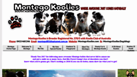 What Montegokoolies.com website looked like in 2018 (5 years ago)