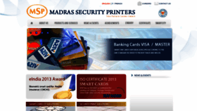 What Madrassecurityprinters.com website looked like in 2018 (5 years ago)