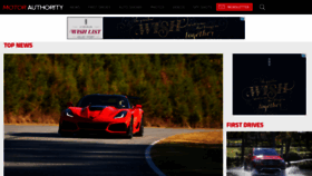 What Motorauthority.com website looked like in 2018 (6 years ago)