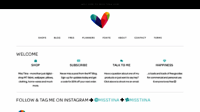 What Misstiina.com website looked like in 2018 (6 years ago)