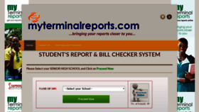 What Myterminalreports.com website looked like in 2018 (5 years ago)