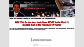What Members.mentormemarko.com website looked like in 2018 (5 years ago)