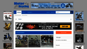 What Motorbicycling.com website looked like in 2018 (5 years ago)