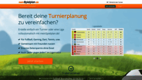 What Meinspielplan.de website looked like in 2018 (5 years ago)