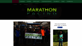 What Marathonpacing.com website looked like in 2018 (5 years ago)