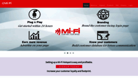 What Mi-fi.com website looked like in 2018 (5 years ago)