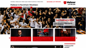What Malteser-in-nrw.de website looked like in 2018 (5 years ago)