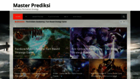 What Masterprediksi.org website looked like in 2018 (5 years ago)