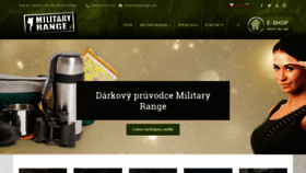 What Militaryrange.com website looked like in 2018 (5 years ago)