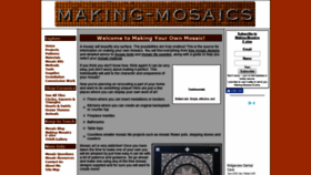 What Making-mosaics.com website looked like in 2018 (5 years ago)