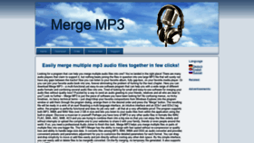 What Mergemp3.com website looked like in 2018 (5 years ago)