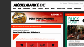 What Moebelmarkt.de website looked like in 2018 (5 years ago)