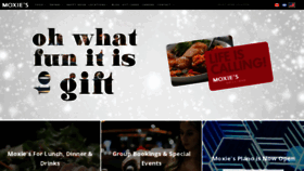 What Moxies.ca website looked like in 2018 (5 years ago)