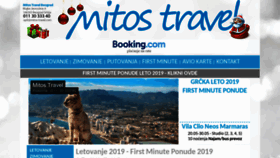 What Mitos-travel.com website looked like in 2018 (5 years ago)