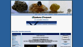 What Mineralienzimmer.de website looked like in 2018 (5 years ago)