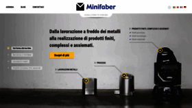 What Minifaber.it website looked like in 2018 (5 years ago)