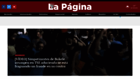 What Mobile.lapagina.com.sv website looked like in 2018 (5 years ago)
