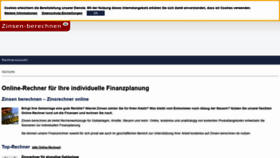 What M.zinsen-berechnen.de website looked like in 2018 (5 years ago)