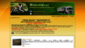 What Mobilheimy.eu website looked like in 2018 (5 years ago)