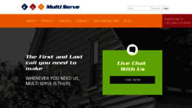 What Multiserve.us website looked like in 2018 (5 years ago)