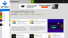 What Mupen64-plus-ae.en.uptodown.com website looked like in 2018 (5 years ago)