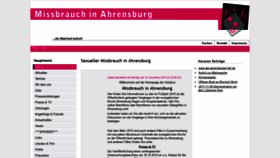 What Missbrauch-in-ahrensburg.de website looked like in 2018 (5 years ago)