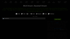 What Mlbstream.me website looked like in 2018 (5 years ago)