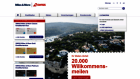 What Miles-and-more-cards.ch website looked like in 2018 (5 years ago)