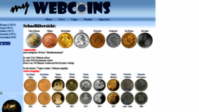 What My-webcoins.de website looked like in 2018 (5 years ago)