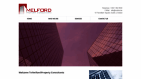 What Melford.ie website looked like in 2018 (5 years ago)
