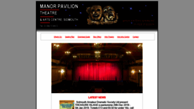 What Manorpavilion.com website looked like in 2018 (5 years ago)