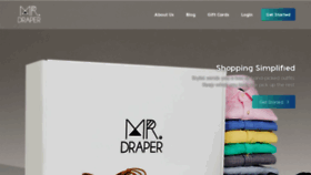 What Mrdraper.ae website looked like in 2018 (5 years ago)